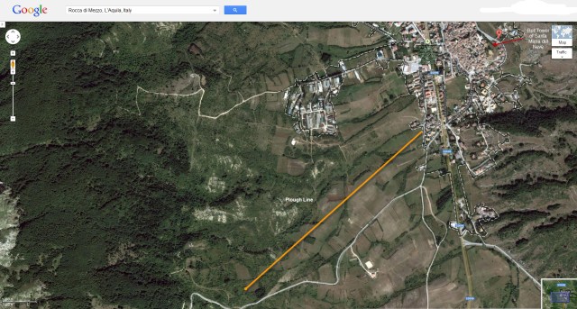 Map of Rocca di Mezzo Gare del Solco